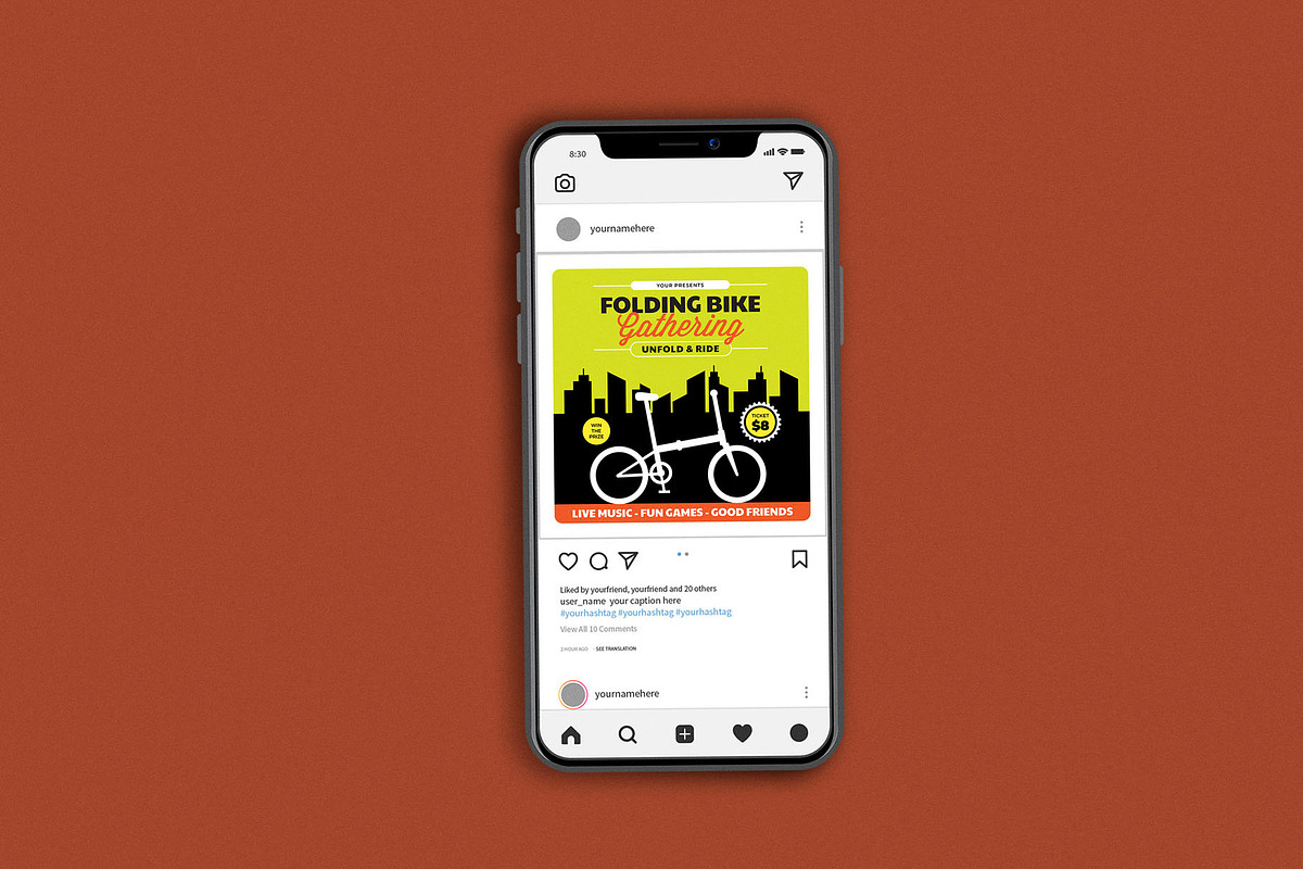 Folding Bike Gathering, a Flyer Template by Me55enjah Design (Photo 3 of 4)