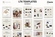 20 Editable LTK Templates for Canva, a Social Media Template by StudioByElevate (Thumbnail 1 of 5)