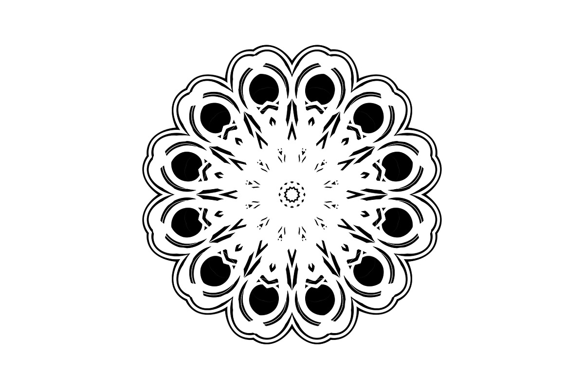Decorative Mandala Digital Art Pack, a Decorative Illustration by NJ Himel (Photo 79 of 101)