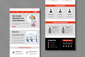 Business Email Newsletter Layout, an UI Kit Template by MightyDesign