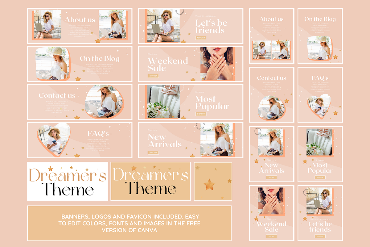 Peach Shopify Theme, a Shopify Template by SunshineStudioBoutique (Photo 5 of 10)