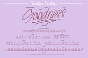 Grace Moretza Font, a Script Font by Mabhal Studio (Thumbnail 7 of 9)
