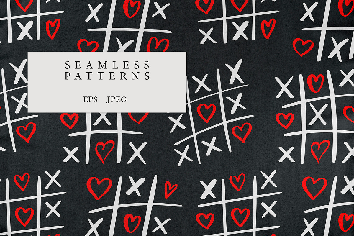 Love - Patterns Collection, a Pattern Graphic by PatrushevaYana