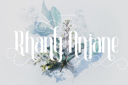 Rhany Anjane, a Sans Serif Font by Bramcreative