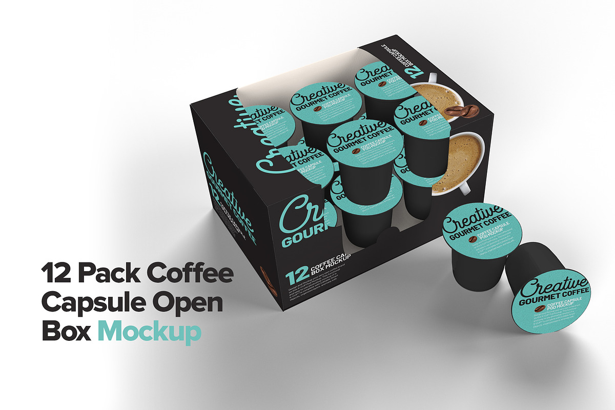 Versatile Coffee Capsule Mockup Set, a Cups & Container Mockup by IFBdesign (Photo 3 of 7)