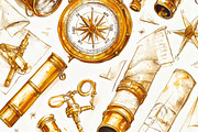 Piratecore Seamless Patterns, a Pattern Graphic by BusyDaydesign (Thumbnail 6 of 9)