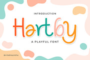 Hartby Playful Font, a Handwritten Font by Fikry Alfatih (Thumbnail 1 of 8)