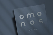Amonos Display Font Family, a Sans Serif Font by Ryul Davidson (Thumbnail 1 of 15)