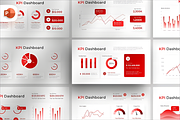 Pro KPI Dashboard PowerPoint Templat, a Presentation Template by Coco Bloom (Thumbnail 1 of 4)