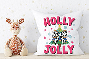 Colorful Glitter Holly Jolly Png, an Illustration by Craft Nest (Thumbnail 5 of 6)