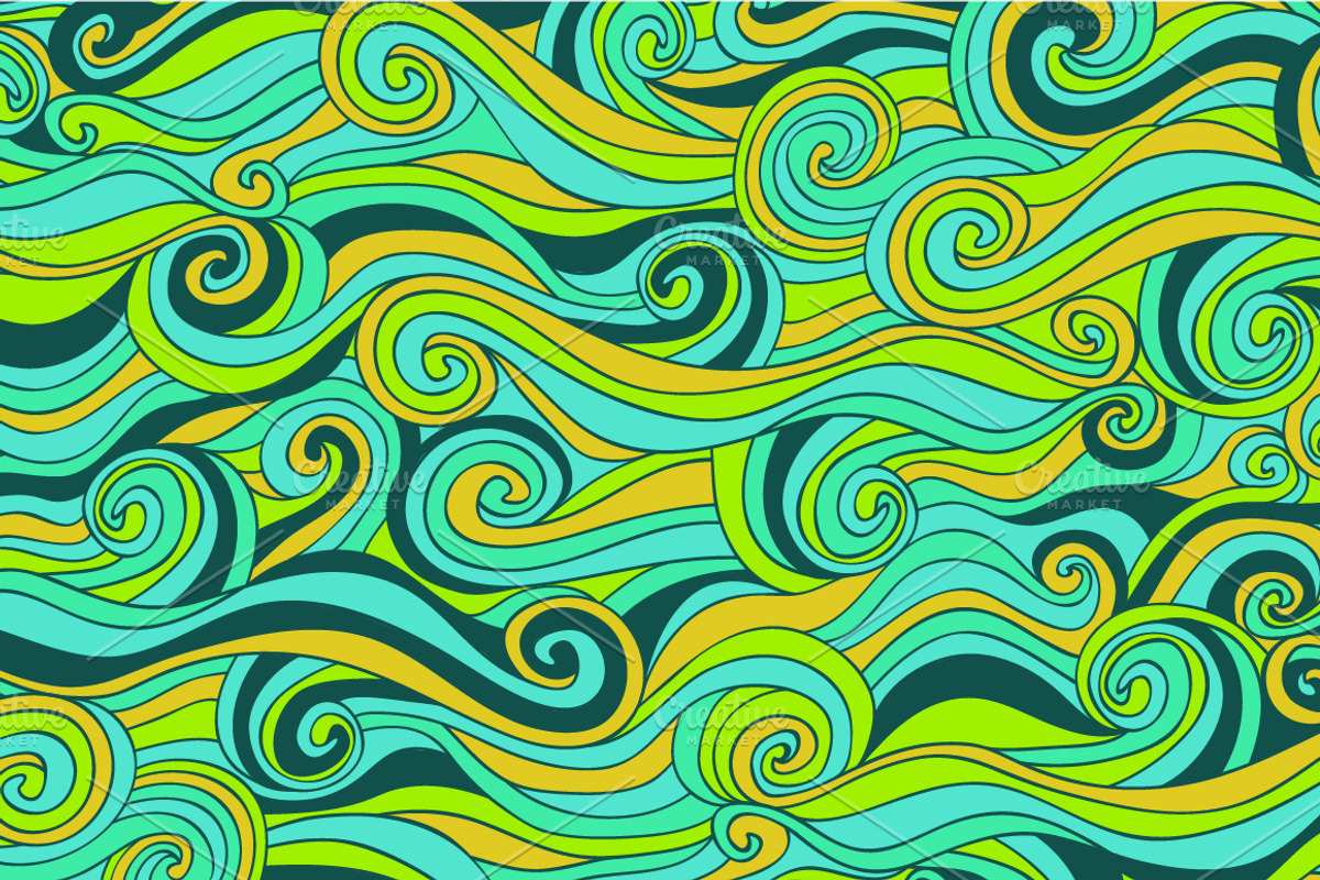 Waves pattern set 4 preview 2