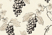 GYPSY GRAPES. Seamless Pack, a Texture Illustration by RefinedFantasyStudio (Thumbnail 3 of 9)