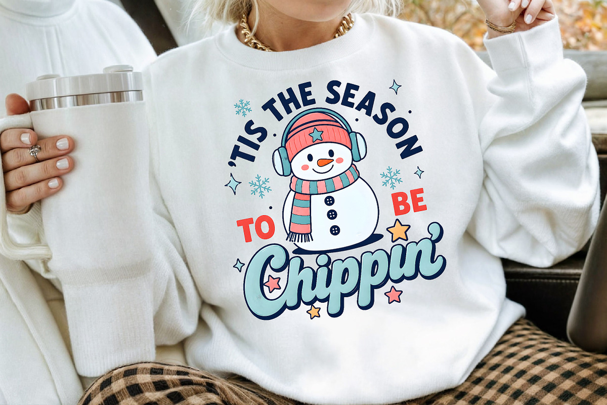 Tis The Season To Be Chippin Winter, a Seasonal Illustration by Creative Art (Photo 3 of 3)