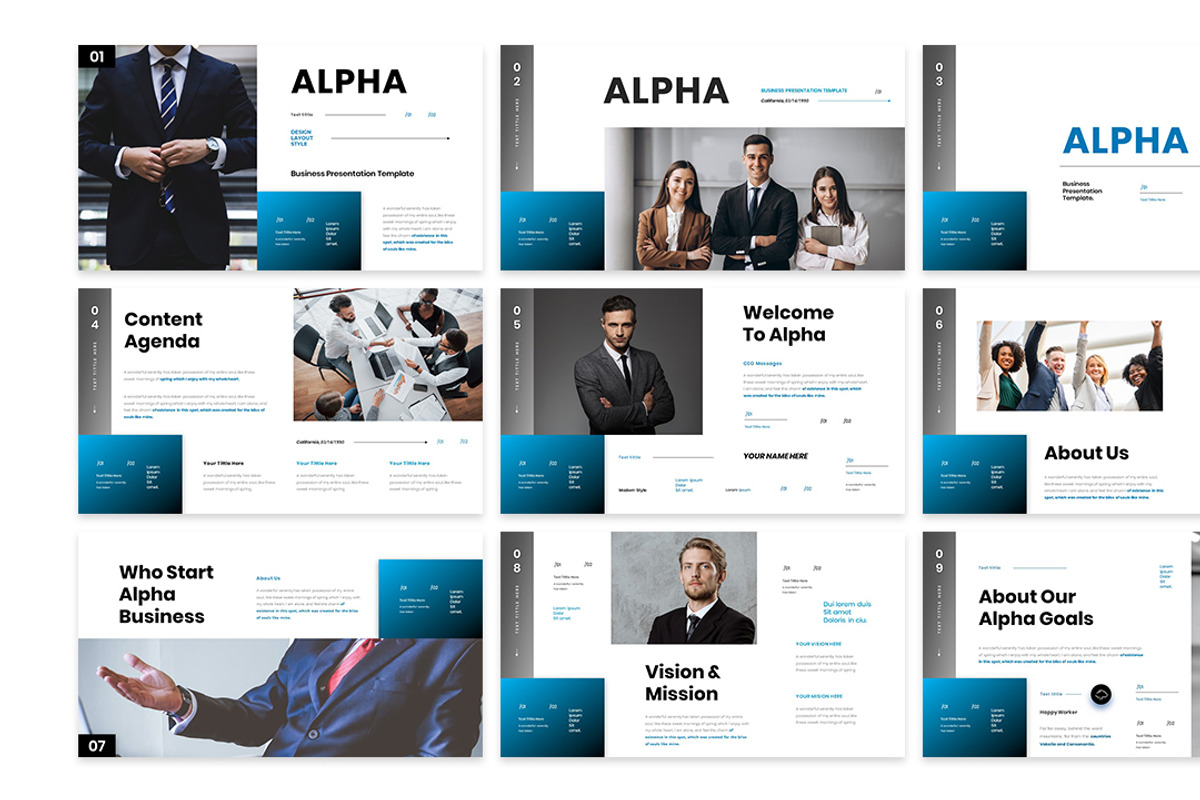 Alpha Presentation Template, a Presentation Template by Analogous Temp (Photo 2 of 5)