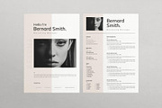 Resume/CV Template With Cover Letter, a Resume Template by E-Type (Thumbnail 3 of 5)