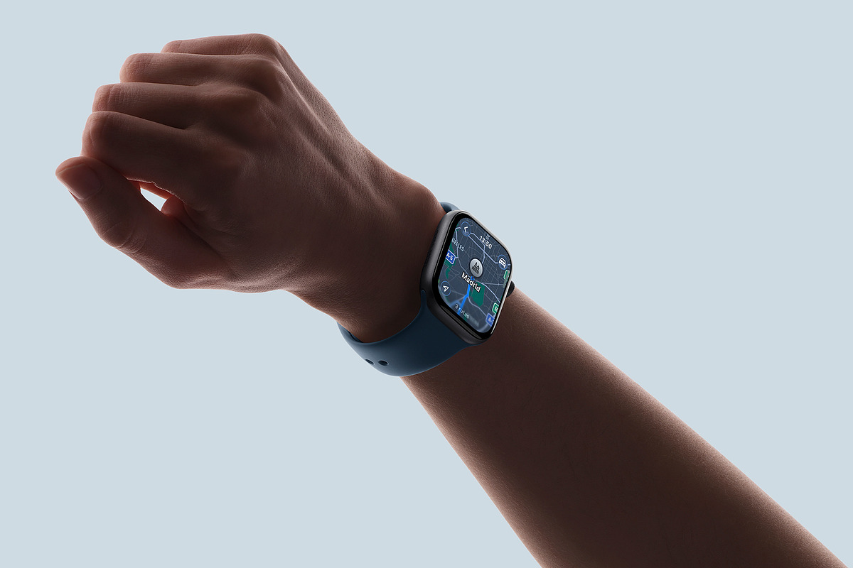 24 Watch Series 11 in Hand Mockups, a Wearable Device Mockup by Asylab (Photo 50 of 107)