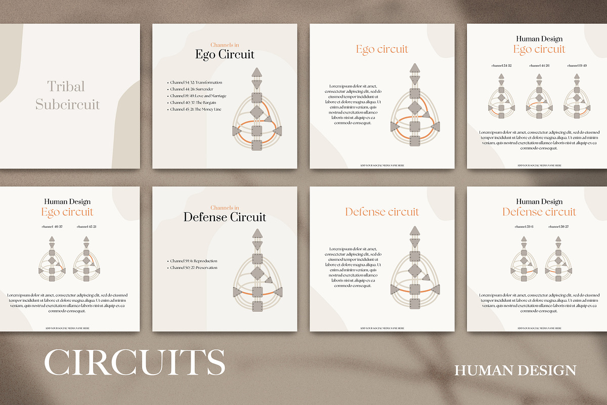 Human Design Instagram Template, a Social Media Template by Backyard Rose (Photo 16 of 28)