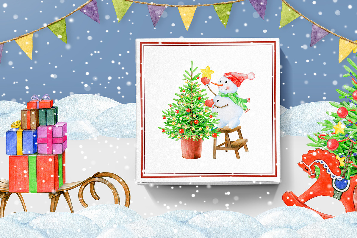 Winter Wonderland Clipart, a Seasonal Illustration by AnitaPol (Photo 16 of 20)