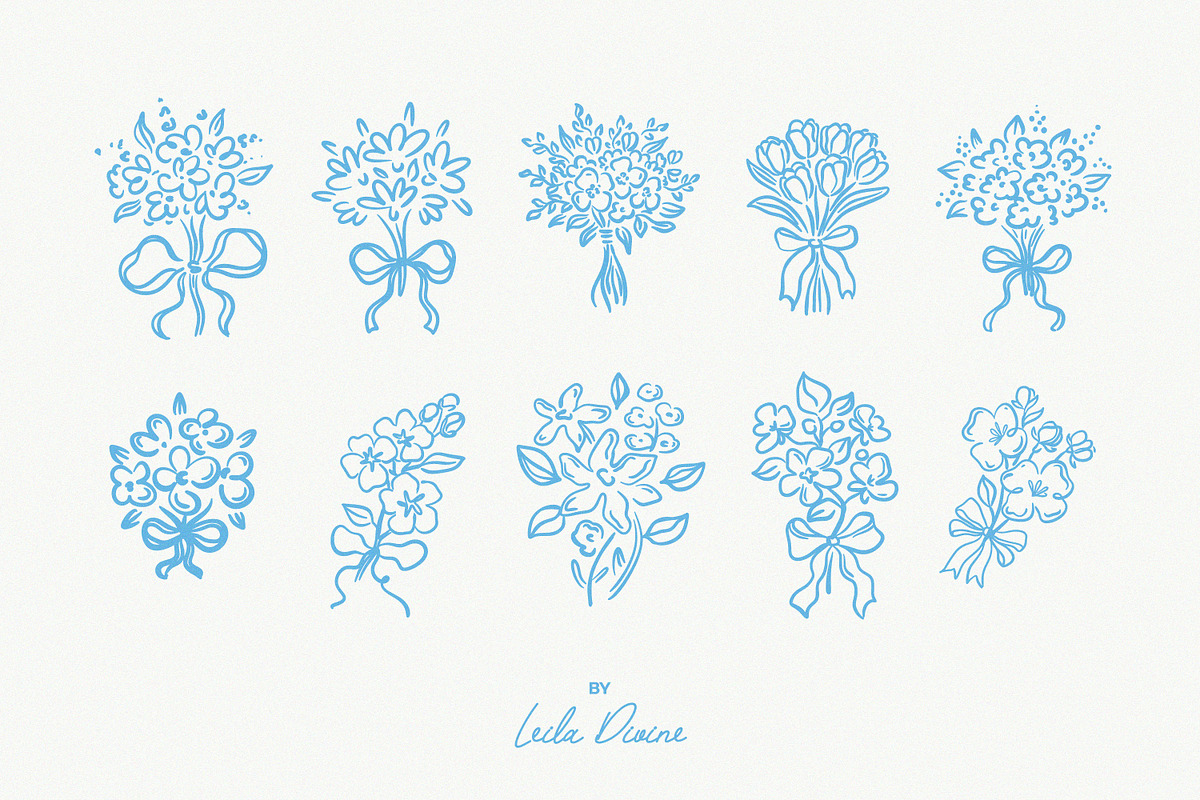 Hand Drawn Whimsy Spring, an Object Graphic by Leila Divine (Photo 10 of 21)