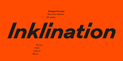 Inklination, a Sans Serif Font by Emtype Foundry (Thumbnail 1 of 16)