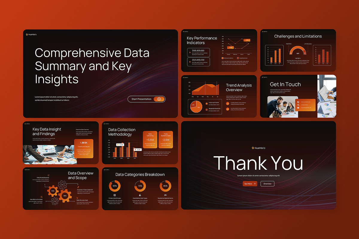 Data Summary PowerPoint, a Presentation Template by Antstheme (Photo 4 of 4)