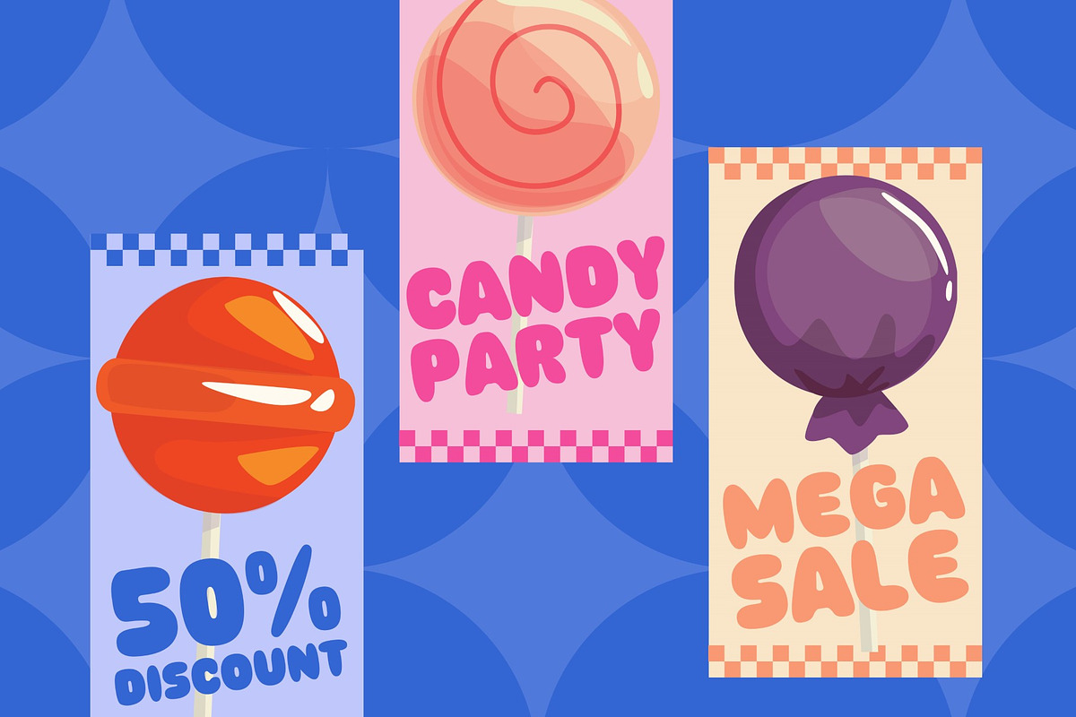 Gummy Yummy - Playful Display Font, a Font by Studio Moara (Photo 5 of 8)