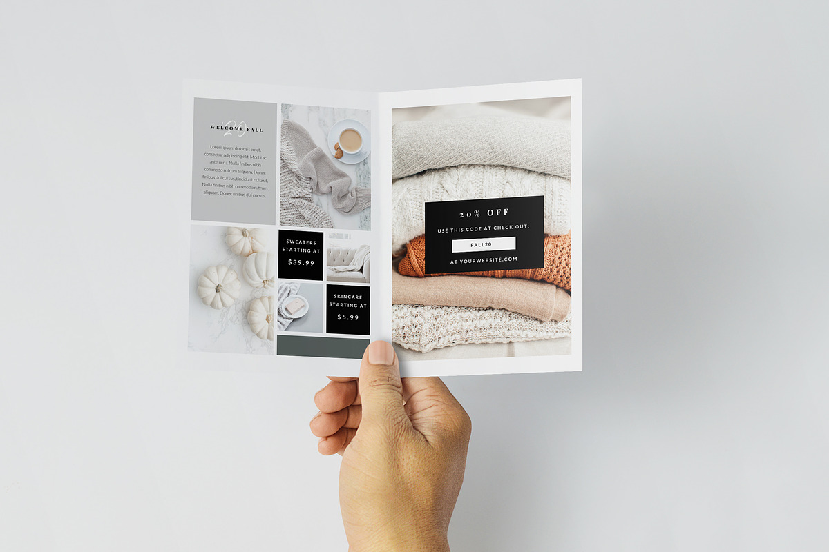 Bi-Fold Promotional Brochure PSD, a Brochure Template by By Stephanie Design (Photo 2 of 5)