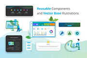 Yufo - App Landing Page SaaS, a Landing Page Template by UInstrument (Thumbnail 4 of 5)
