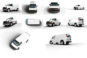 Mini Van Mock-up, a Print Template by GK Creative (Thumbnail 7 of 7)