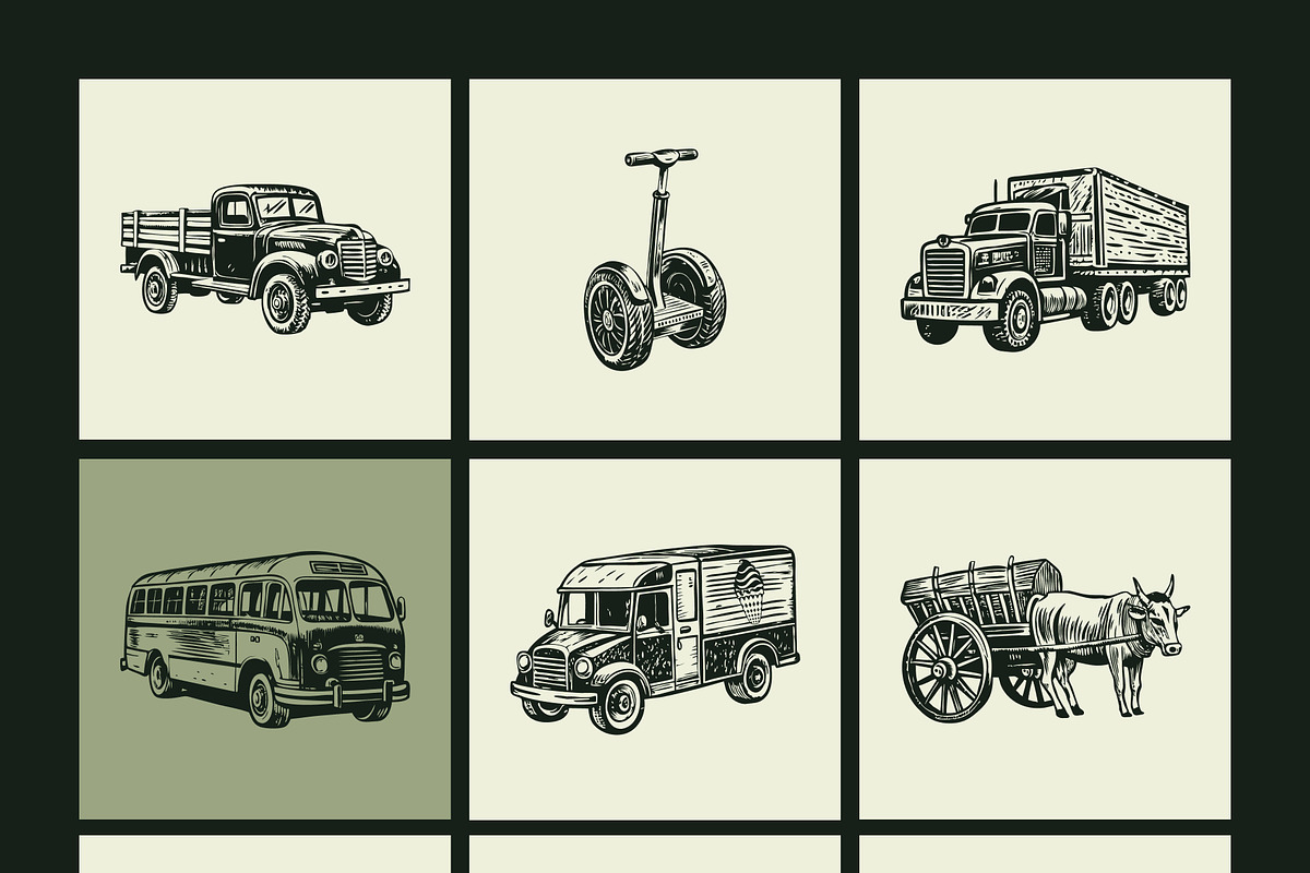 325 Vintage Adventure and Travel, a Transportation Illustration by Creative Stall (Photo 21 of 22)