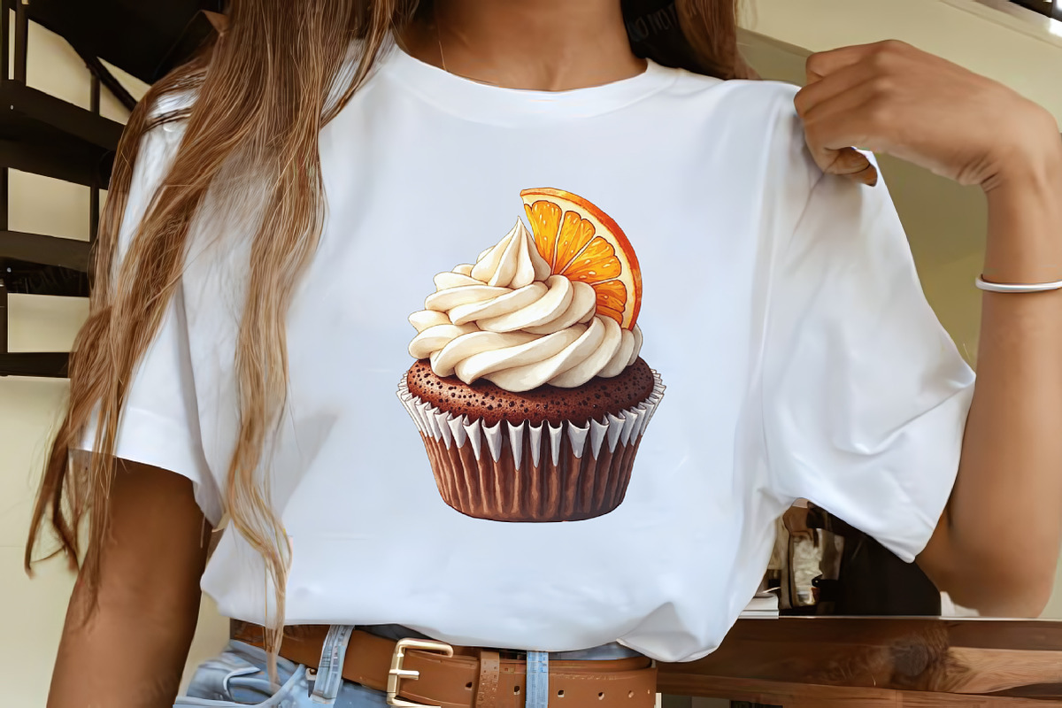 Watercolor Autumn Cupcake Clipart, an Illustration by CrexoraLab (Photo 4 of 5)