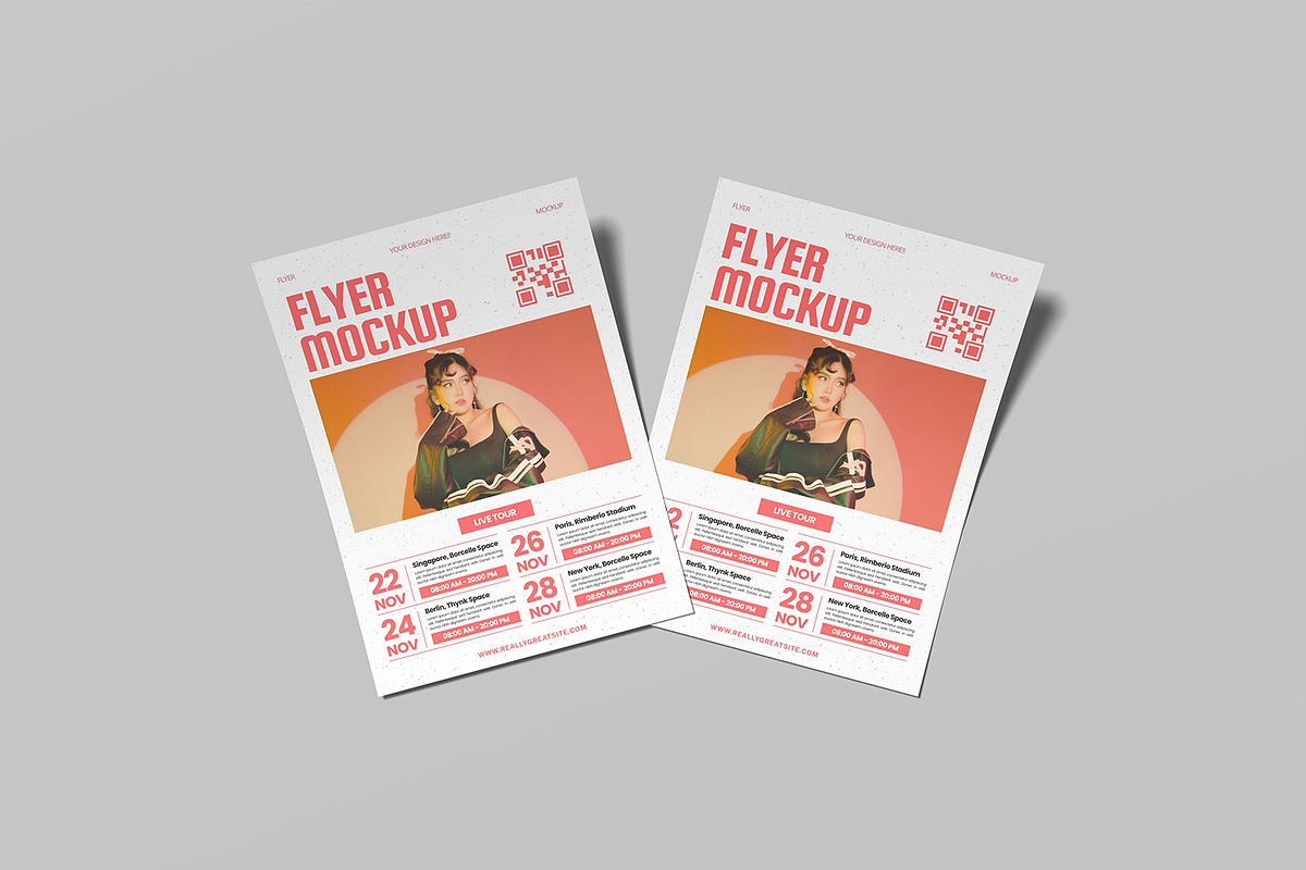 Flyer Mockup, an Advertising Mockup by graphicsecond (Photo 2 of 7)