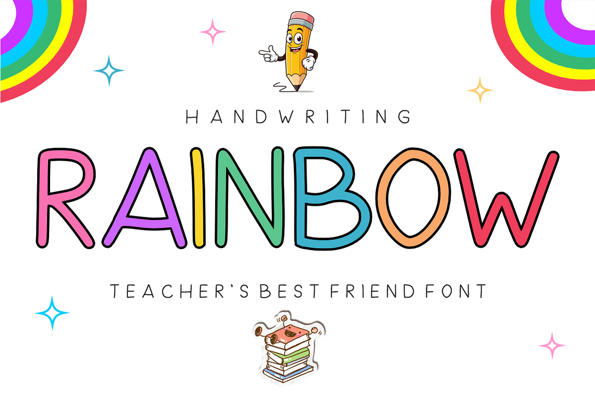 Kids Reading - School Teacher Font, a Handwritten Font by KiddoGlyphs Studio (Photo 3 of 3)