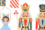 Watercolor Nutcracker Clipart Set, a Decorative Illustration by RhianAwni (Thumbnail 3 of 4)
