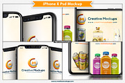 iPhone X Psd Mockup, an iPhone Mockup by Plus Media (Thumbnail 4 of 5)