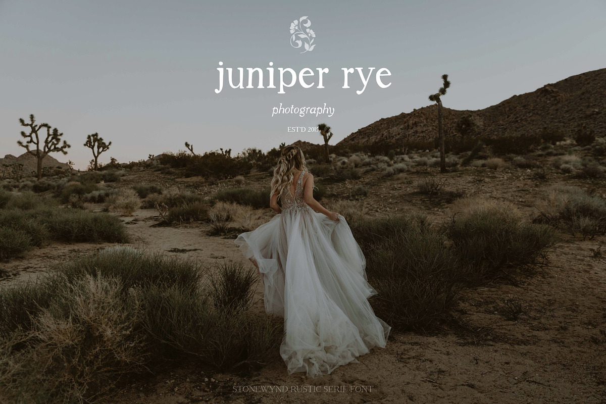 Stonewynd Rustic Serif Font, a Font by Eclectic Anthology (Photo 5 of 8)