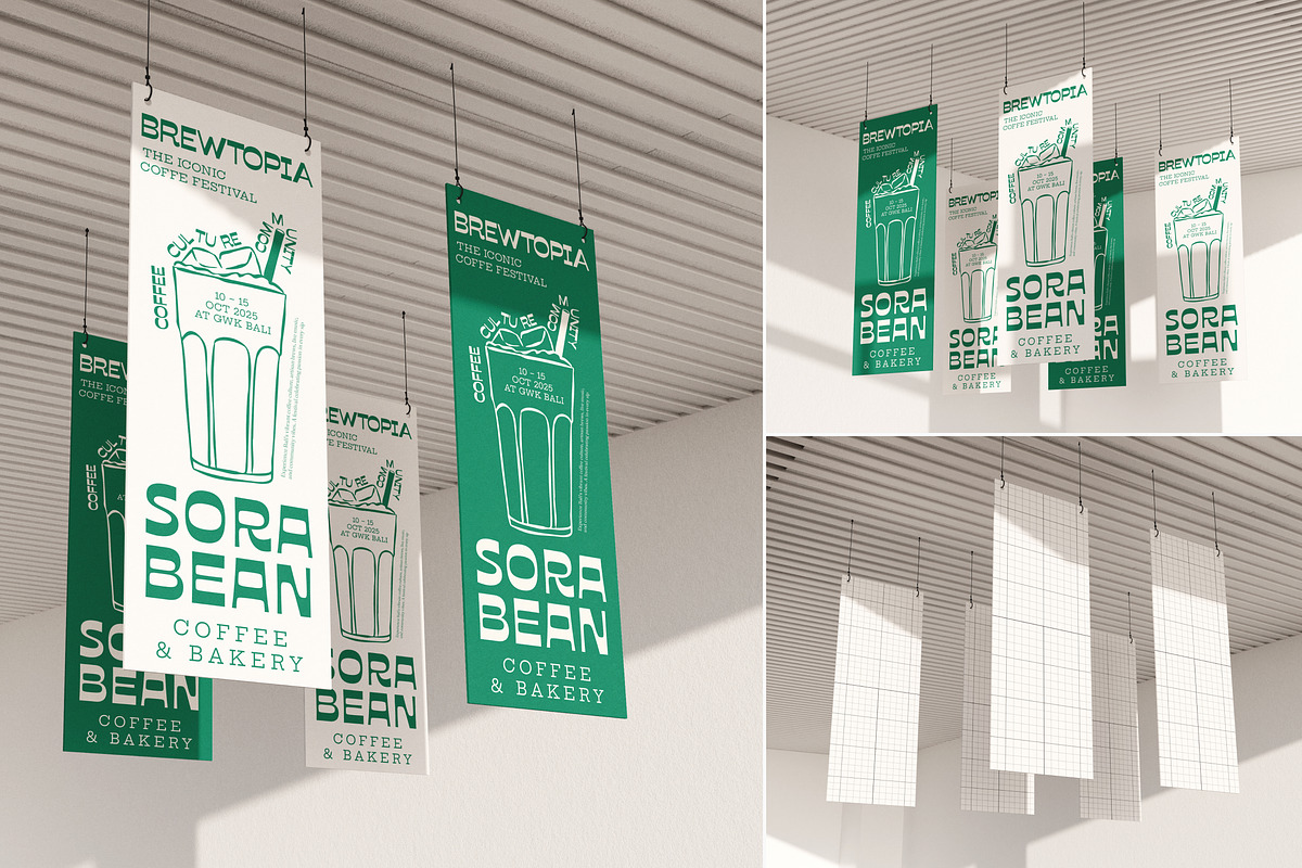 SORA BEAN - Coffee & Bakery Mockups, an Advertising Mockup by Vitora Mockup (Photo 11 of 11)