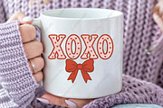 XOXO Valentines Heart PNG, an Illustration by CraftArtStudio (Thumbnail 3 of 4)