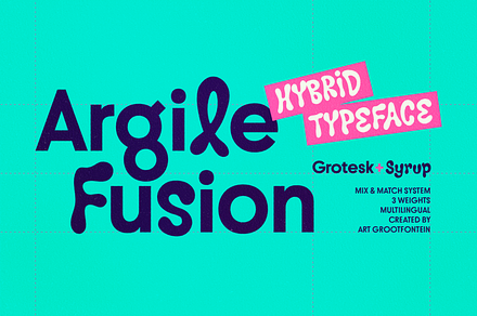 Argile Fusion Font Family