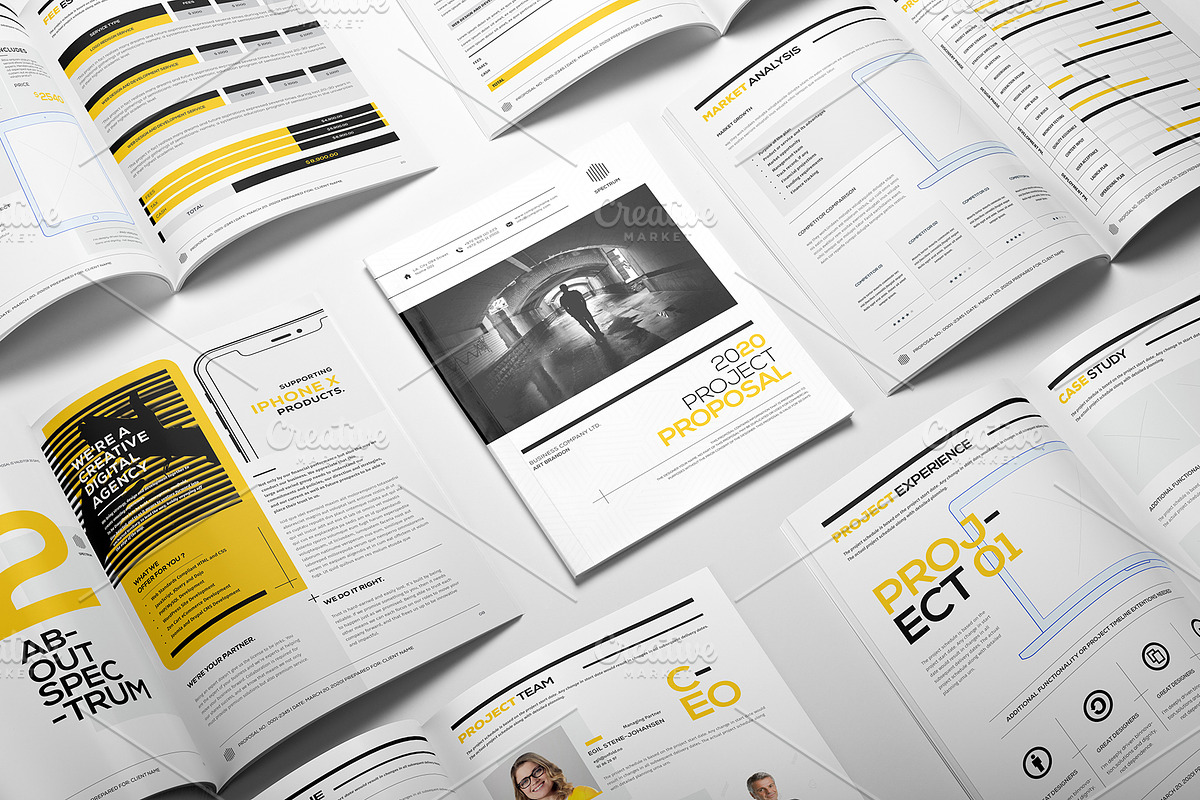 Full Proposal Package Template, a Stationery Template by Mastergfx (Photo 32 of 32)