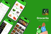 Grocery Ordering App | Grocero, an UI Kit Template by Opus LabWorks (Thumbnail 1 of 7)