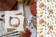 Happy Halloween watercolor clipart, an Illustration by Artmanata (Thumbnail 18 of 22)
