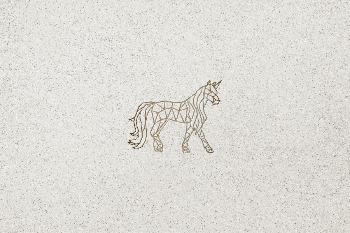 Geometric Luxury Unicorn Logo, a Branding & Logo Template by Luxury Logos (Photo 4 of 4)
