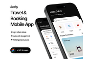 Booky Travel Booking App Kit, an App Template by DjectStudio (Thumbnail 1 of 4)