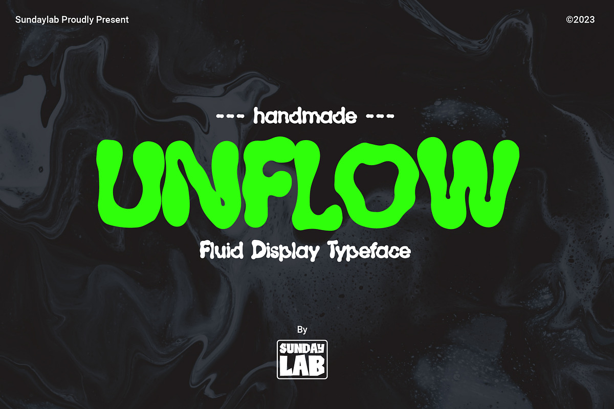 Unflow Typeface, a Sans Serif Font by Sundaylab (Photo 1 of 4)
