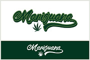 Vector logo for Marijuana Company, a Branding & Logo Template by Atlantis X Nurman Arbai (Thumbnail 1 of 2)