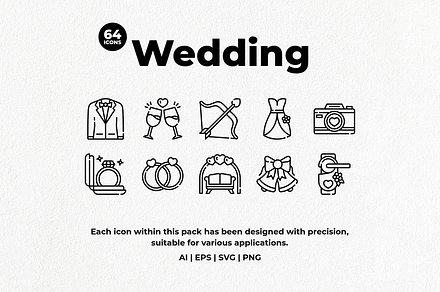 Wedding Icon Pack