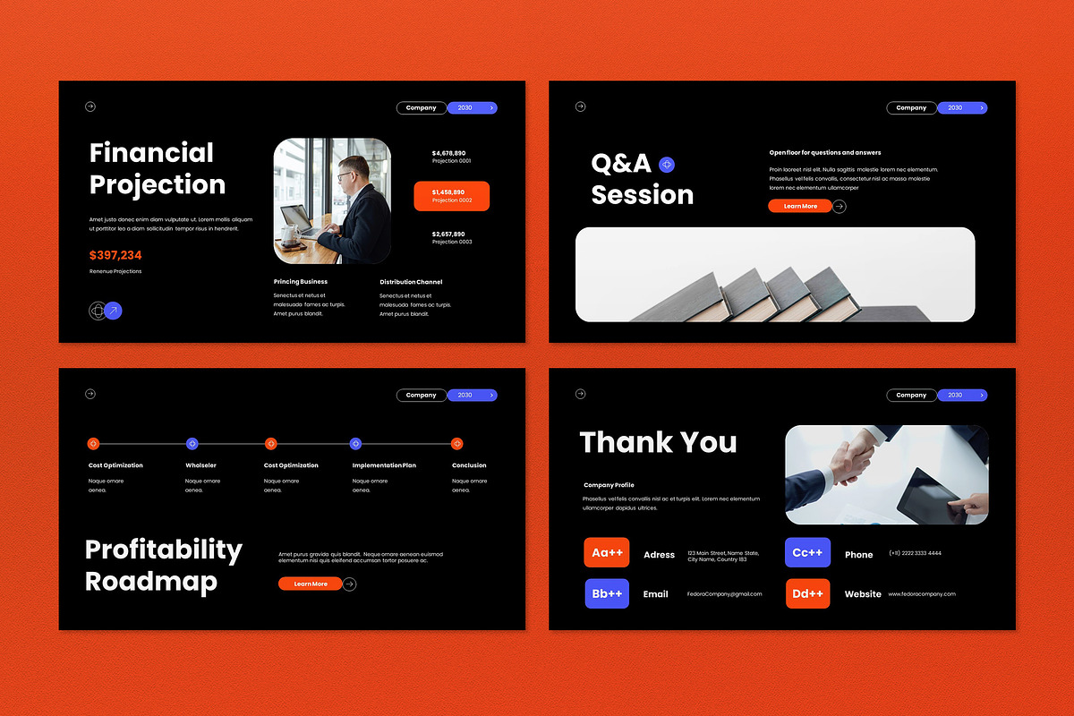 Company Profile Keynote PPT, a Presentation Template by graphicook (Photo 6 of 6)