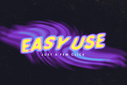 Distortion Text Effect, a Layer Style Add-On by WudelMbois Studio (Thumbnail 3 of 3)