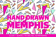 Memphis Design Patterns and Shapes, a Pattern Graphic by Pulpixel Design (Thumbnail 1 of 15)